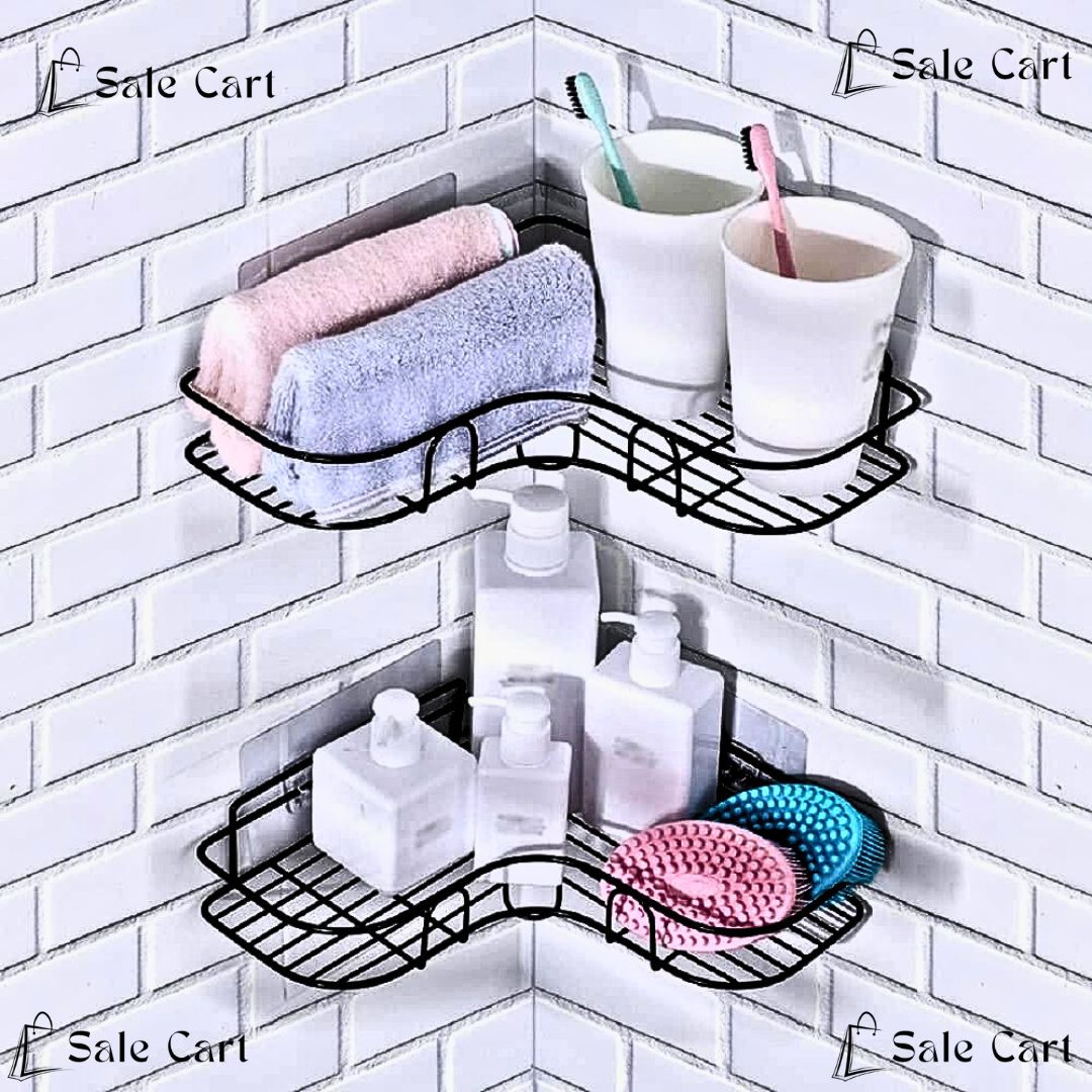 Durable Metal Bathroom Corner Rack